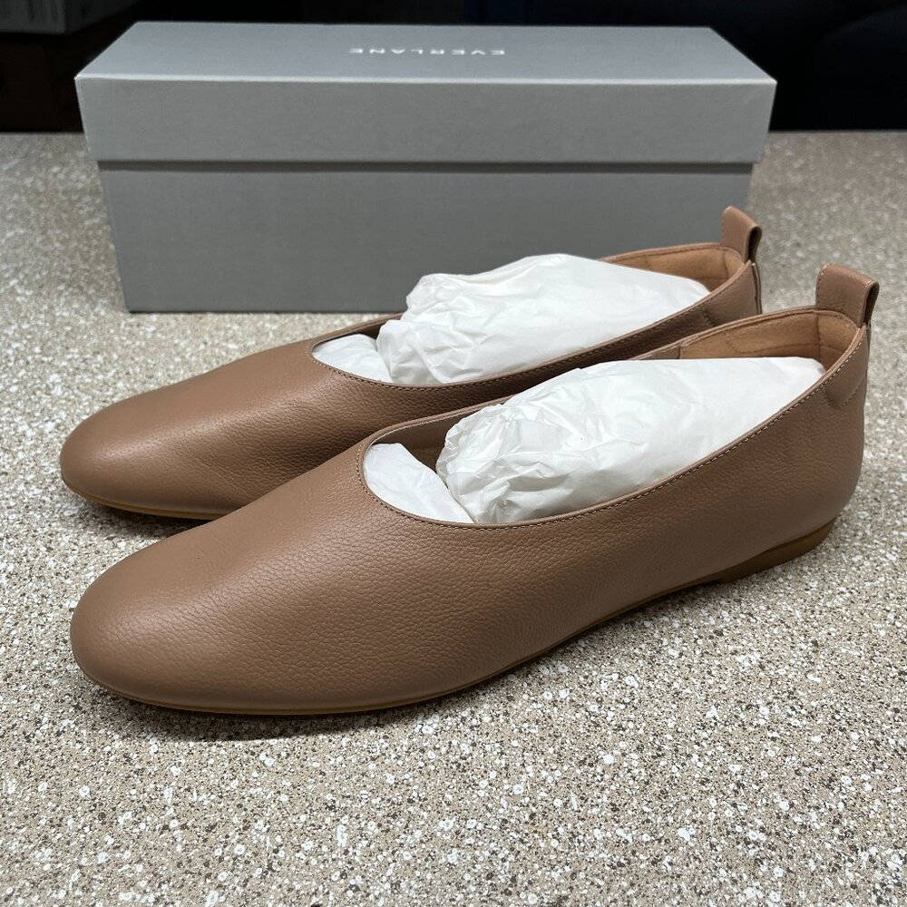 NWT Everlane The Italian Leather Day Glove, Tan Leather, Women's 9.5